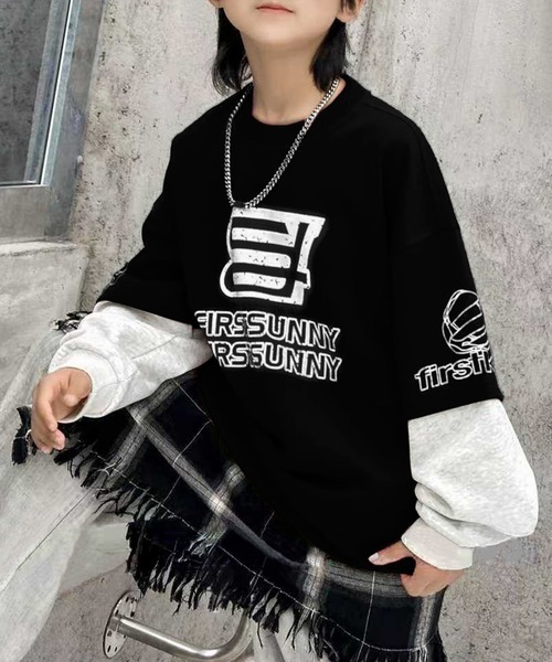 aimoha（アイモハ）の「【aimoha-KIDS-】カラーブロックデザインキッズスウェット（スウェット・キッズ・ホワイト/レッド/ブラック/イエロー・150/140/130/120/160）」の10枚目の写真