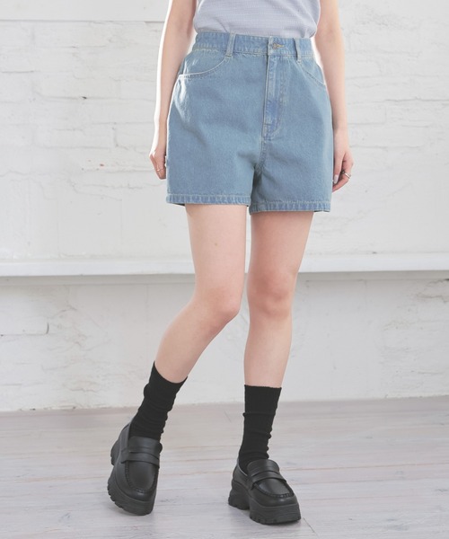 Honeys（ハニーズ）の「デニムショートパンツ（デニムパンツ・レディース・ブルー系その他2/ブルー系その他3/グレー/ブルー系その他・L/LL/M/S/SS）」の14枚目の写真