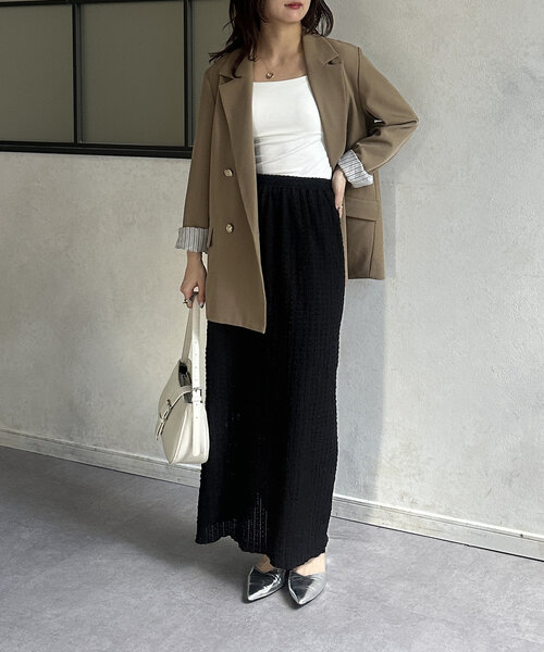 Thevon(ゼボン)の「ベルト付きワンハンドルバッグ(ボストンバッグ・レディース・ダークブラウン/ブラック/アイボリー・FREE)」の17枚目の写真