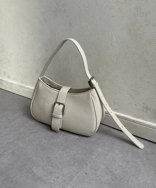 Thevon(ゼボン)の「ベルト付きワンハンドルバッグ(ボストンバッグ・レディース・ダークブラウン/ブラック/アイボリー・FREE)」の15枚目の写真