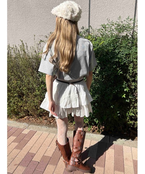 WC(ダブル シー)の「ラインストーンホースプリントTシャツ(Tシャツ/カットソー・レディース・ホワイト/グレー・FREE)」の15枚目の写真