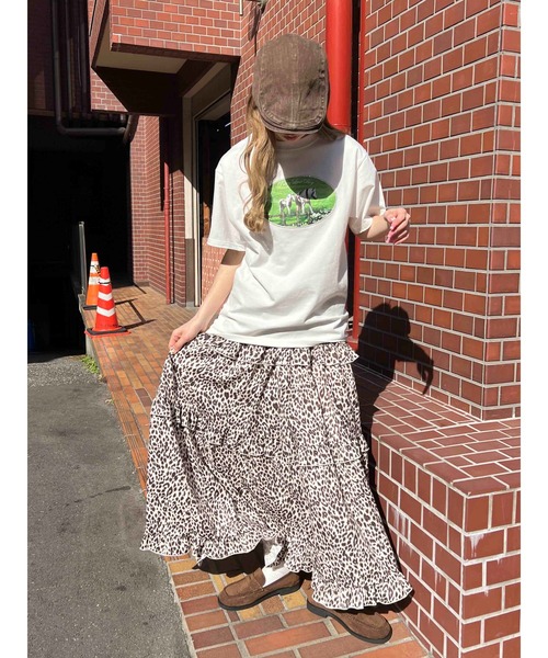 WC(ダブル シー)の「ラインストーンホースプリントTシャツ(Tシャツ/カットソー・レディース・ホワイト/グレー・FREE)」の10枚目の写真