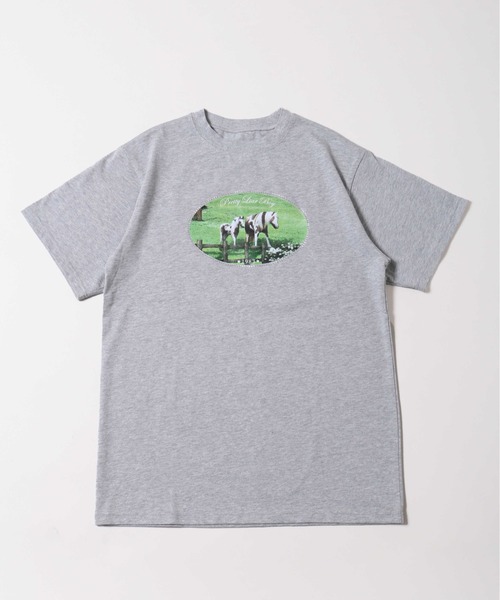 WC(ダブル シー)の「ラインストーンホースプリントTシャツ(Tシャツ/カットソー・レディース・ホワイト/グレー・FREE)」の18枚目の写真