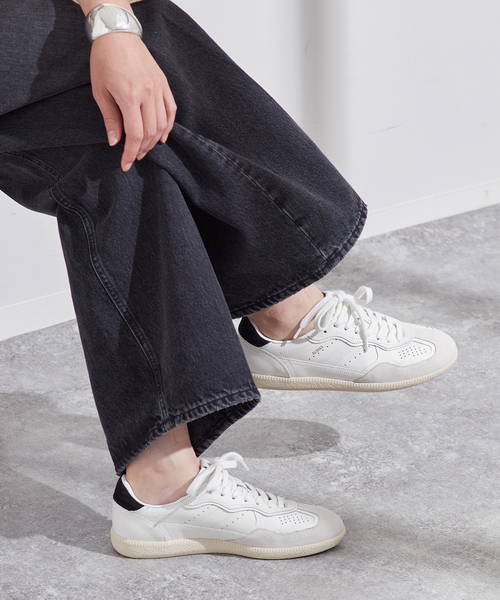 セール】【ALOHAS/アロハス】Tb.490 Black Leather Sneakers