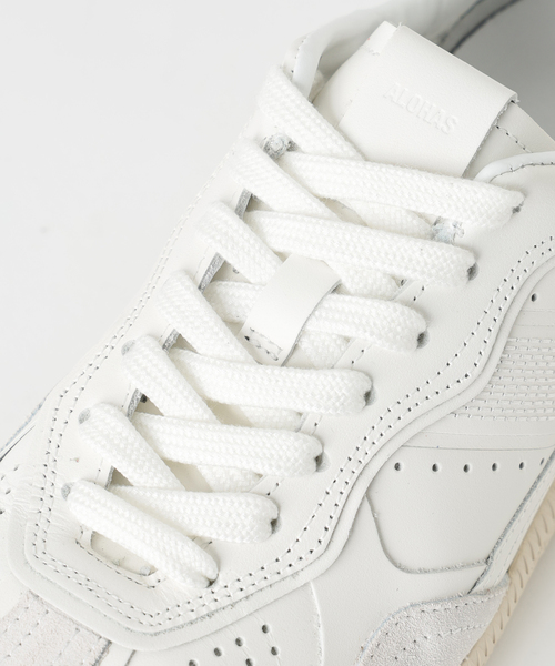 セール】【ALOHAS/アロハス】Tb.490 Black Leather Sneakers