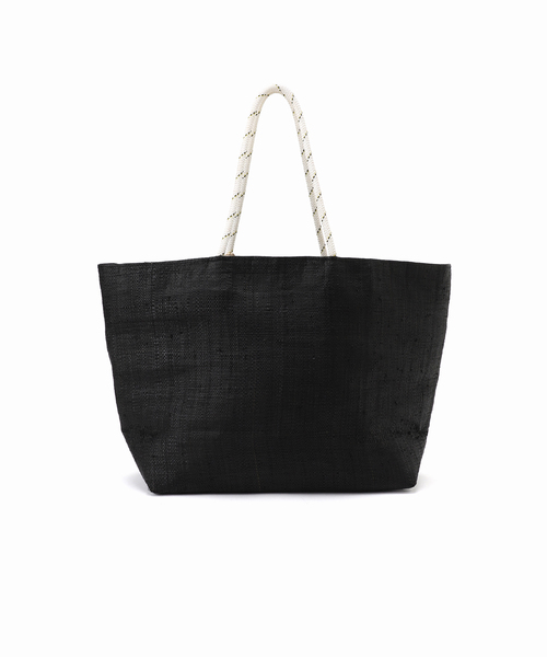 Le Voyage en Panier(ルヴォヤージュアンパニエ)の「【Le voyage en panier/ル ヴォヤージュエンパニエ】 POMPOM TOTE(トートバッグ・レディース・ブラック/アイボリー・FREE)」の14枚目の写真