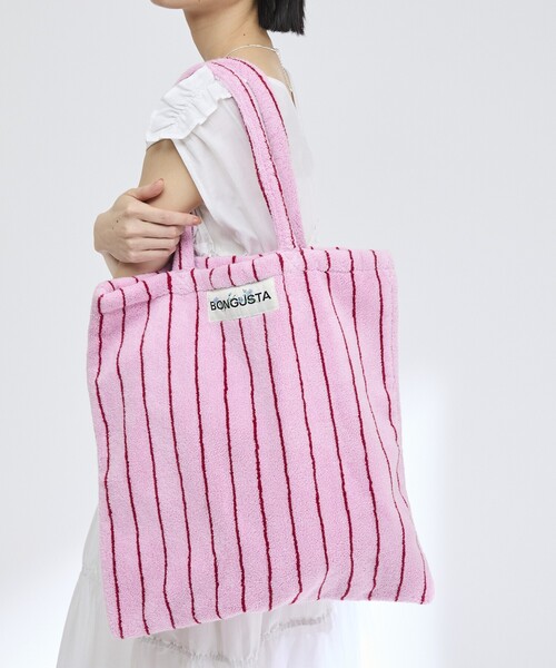 BONGUSTA/ボングスタ NARAM TOTEBAG / パイル地トートバッグ