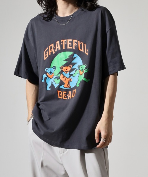Grateful Dead(グレイトフルデッド)の「GRATEFUL DEAD オーバーTシャツ unisex(Tシャツ/カットソー・メンズ・チャコール/グレー系1/グレー系2/グレー系3/グレー系4/チャコールグレー/ヘザーチャコール・M/L/XL)」の19枚目の写真