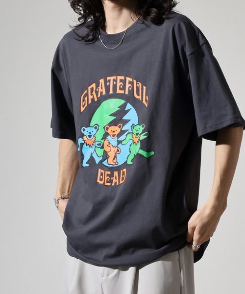 Grateful Dead(グレイトフルデッド)の「GRATEFUL DEAD オーバーTシャツ unisex(Tシャツ/カットソー・メンズ・チャコール/グレー系1/グレー系2/グレー系3/グレー系4/チャコールグレー/ヘザーチャコール・M/L/XL)」の21枚目の写真
