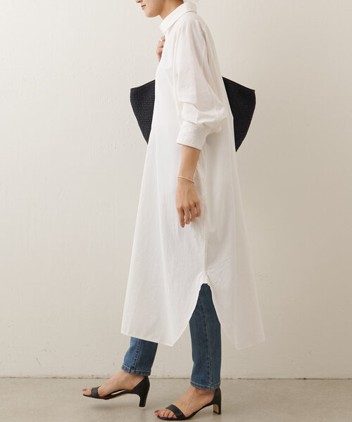 BEARDSLEY（ビアズリー）の「ドライオックスシャツワンピース（ワンピース・レディース・ホワイト・FREE）」の15枚目の写真