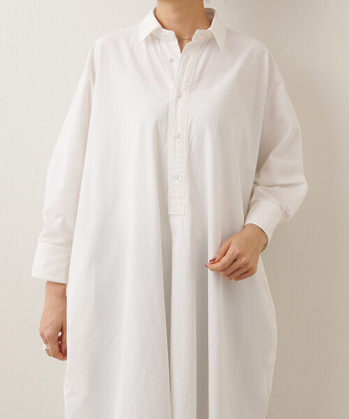 BEARDSLEY（ビアズリー）の「ドライオックスシャツワンピース（ワンピース・レディース・ホワイト・FREE）」の18枚目の写真