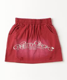 HTH（エイチティーエイチ）の「sweat logo mini skirt（スカート）」