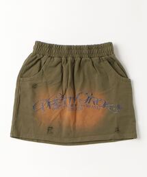 HTH（エイチティーエイチ）の「sweat logo mini skirt（スカート）」