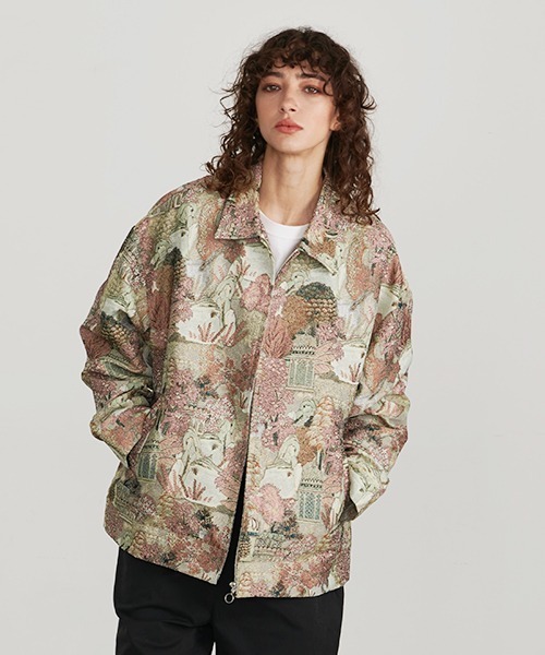Revo. 風景画 ジャガード 総柄 ゴブランジャケット（ブルゾン）｜Revo