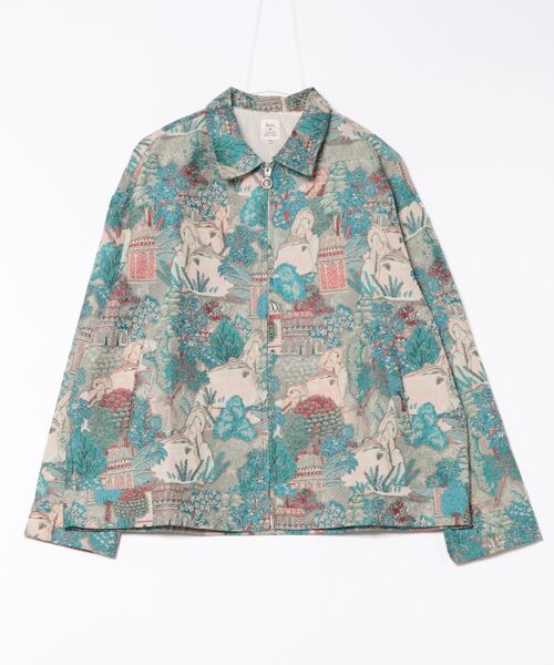 Revo. 風景画 ジャガード 総柄 ゴブランジャケット（ブルゾン）｜Revo