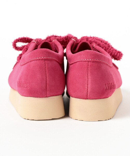 CLARKS ピンク スエード モカシン26cm Wallabee. / レディース ワラビー （キャンディーピンク