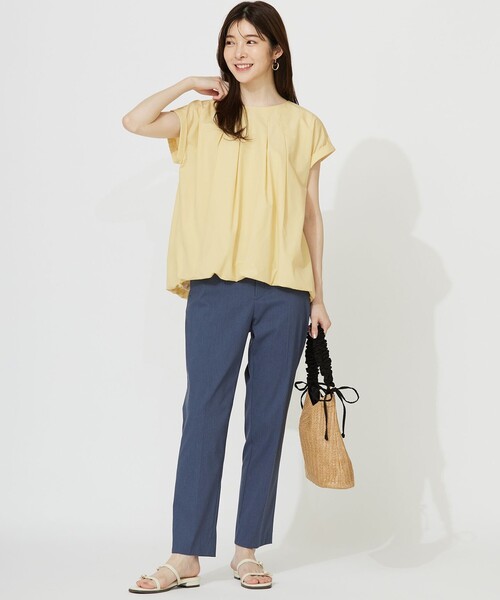 ANY SIS（エニィスィス）の「エアリーストレッチ テーパードパンツ（その他パンツ・レディース・ダルブルー系/ピンク系/ベージュ系/ネイビー系/ライトグリーン系/ホワイト系/ブラック系・1/2/3）」の15枚目の写真