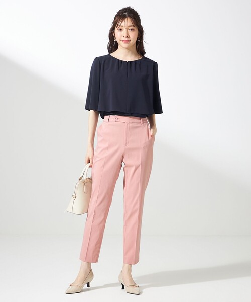 ANY SIS（エニィスィス）の「エアリーストレッチ テーパードパンツ（その他パンツ・レディース・ダルブルー系/ピンク系/ベージュ系/ネイビー系/ライトグリーン系/ホワイト系/ブラック系・1/2/3）」の19枚目の写真