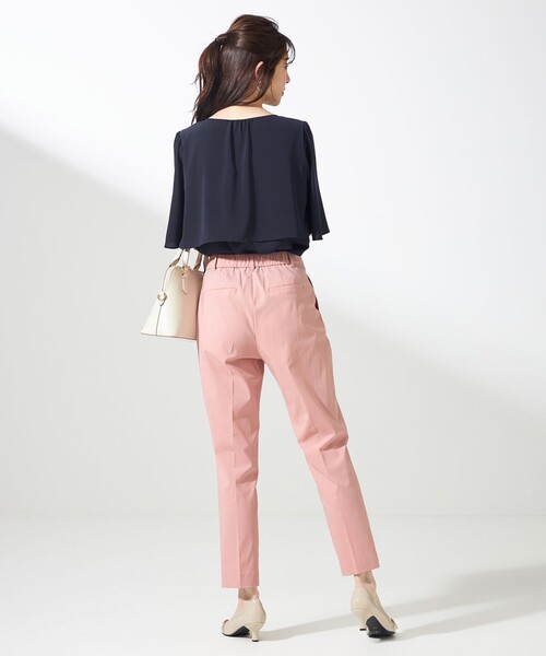 ANY SIS（エニィスィス）の「エアリーストレッチ テーパードパンツ（その他パンツ・レディース・ダルブルー系/ピンク系/ベージュ系/ネイビー系/ライトグリーン系/ホワイト系/ブラック系・1/2/3）」の21枚目の写真