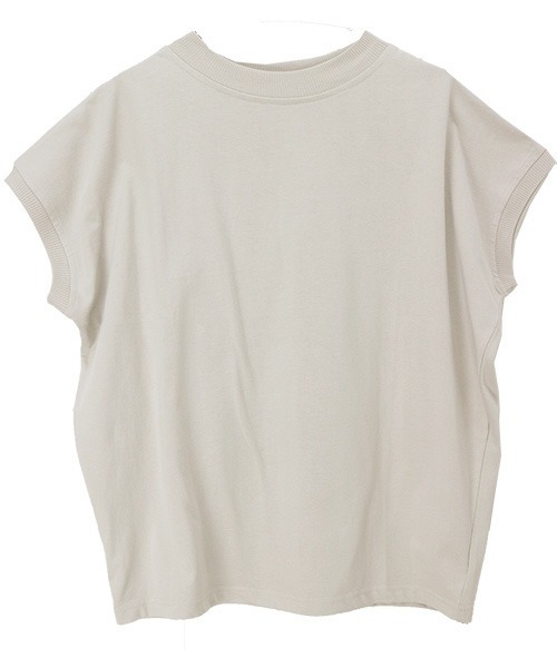 Aletta vita(アレッタビータ)の「リブ使いオーガニックコットンドルマンプルオーバー(Tシャツ/カットソー・レディース・ブラック/オフホワイト/グレイッシュベージュ・FREE)」の22枚目の写真