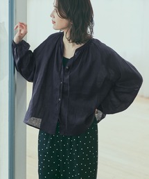 URBAN RESEARCH DOORS | リネンハシゴレースブラウス(シャツ/ブラウス)