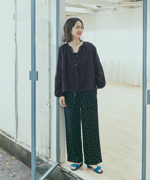アーバンリサーチドアーズ　リネンハシゴレースブラウス セール】リネンハシゴレースブラウス（Tシャツ/カットソー