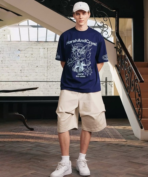 ストリートエンジェルグラフィックTシャツ オーバーサイズ ユニ