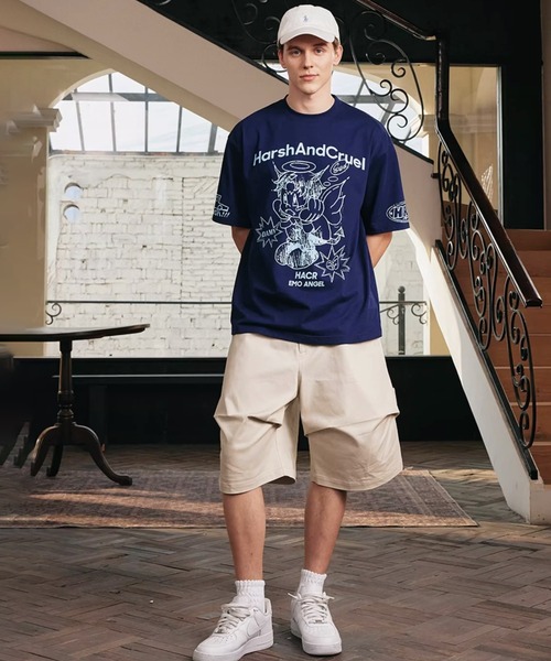セール】ストリートエンジェルグラフィックTシャツ オーバー