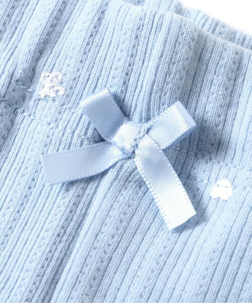 apres les cours(アプレレクール)の「ひんやりショートレギンス/7days Style pants(レギンス/スパッツ・キッズ・サックスブルー/アイボリー/ブラック・130/120/110/100/90/80)」の13枚目の写真