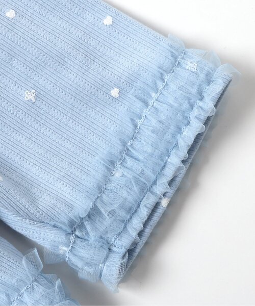 apres les cours(アプレレクール)の「ひんやりショートレギンス/7days Style pants(レギンス/スパッツ・キッズ・サックスブルー/アイボリー/ブラック・130/120/110/100/90/80)」の14枚目の写真