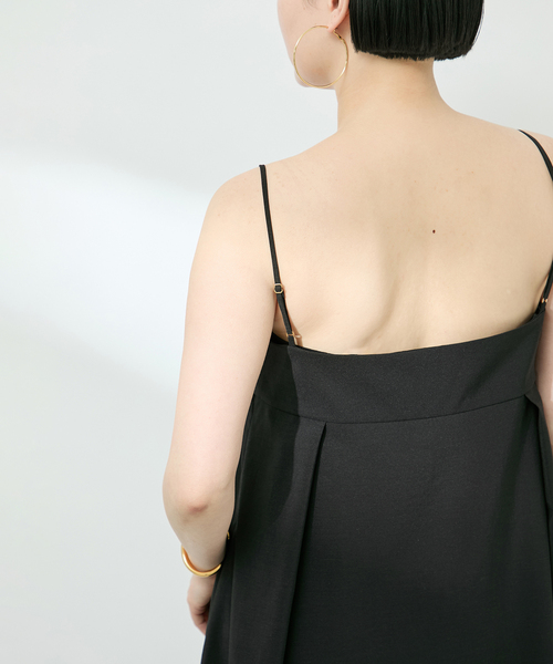 VERMEIL par iena（ヴェルメイユパーイエナ）の「サイドタックワンピース（ワンピース・レディース・ブラック・36/40/38）」の6枚目の写真