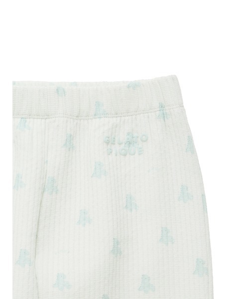 KIDS】ぬいぐるみ柄ロングパンツ（ルームウェア/パジャマ