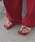 AmeriiAj́uMEDI ENAMEL STRAP THONG SANDALSiT_jvbbh