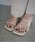 AmeriiAj́uMEDI ENAMEL STRAP THONG SANDALSiT_jvbAC{[