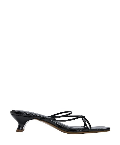 amerivintage サンダル　M セール】MEDI ENAMEL STRAP THONG SANDALS（サンダル）｜Ameri