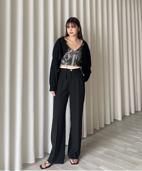 Ameri（アメリ）の「MEDI ENAMEL STRAP THONG SANDALS（サンダル・レディース・レッド/ブラック/アイボリー・LARGE/MEDIUM/SMALL）」の19枚目の写真