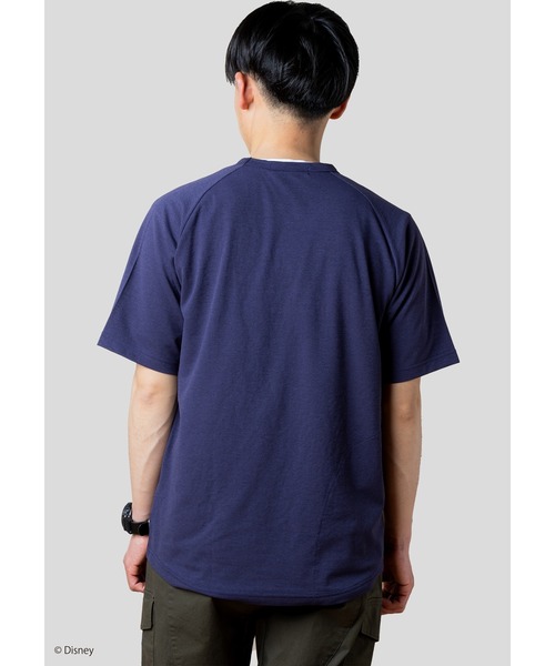 Disney（ディズニー）の「Disney Collection アクティブメッシュバックポケットTシャツ（Tシャツ/カットソー・メンズ・ダークパープル/ブラック/ライトグレー・SMALL/LARGE/MEDIUM/X-LARGE）」の4枚目の写真