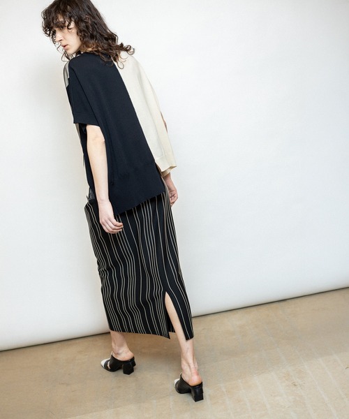 OSMOSIS(オズモーシス)の「ドロストチュールニットプルオーバー(ニット/セーター・レディース・ブラック/ブラック系その他/ブルー系その他・ONE SIZE)」の13枚目の写真