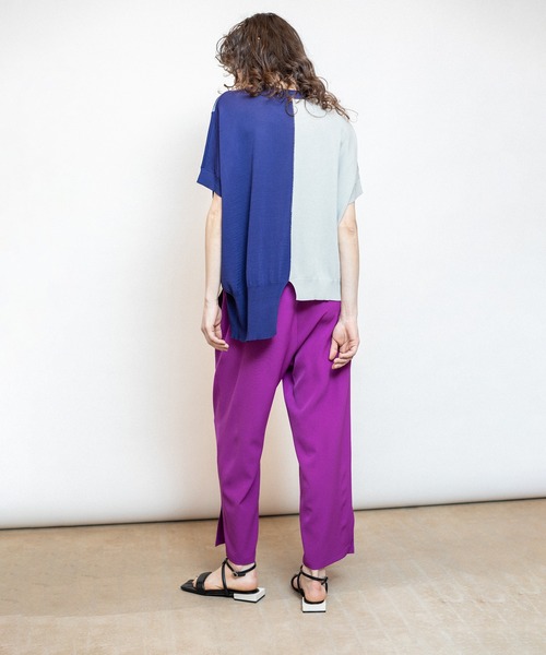 OSMOSIS(オズモーシス)の「ドロストチュールニットプルオーバー(ニット/セーター・レディース・ブラック/ブラック系その他/ブルー系その他・ONE SIZE)」の18枚目の写真