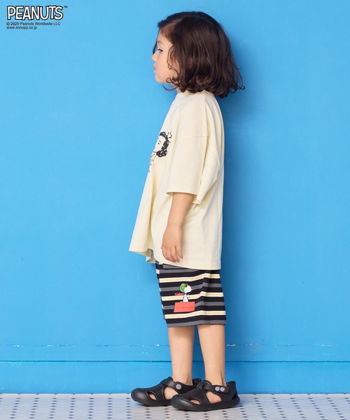 Life Support Products（ライフサポートプロダクツ）の「ジャパニーズプリントワイドTee（Tシャツ/カットソー・キッズ・イエロー/ブラック/アイボリー/杢グレー/ブルー/オフホワイト・100/150/140/120/110/130/80/90/95）」の19枚目の写真