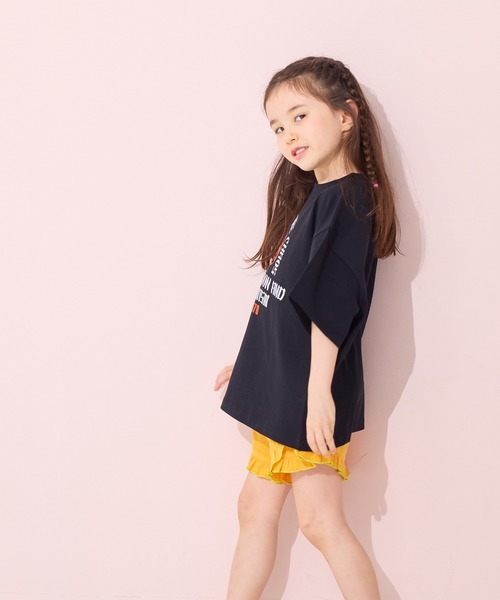 Life Support Products（ライフサポートプロダクツ）の「ジャパニーズプリントワイドTee（Tシャツ/カットソー・キッズ・イエロー/ブラック/アイボリー/杢グレー/ブルー/オフホワイト・100/150/140/120/110/130/80/90/95）」の22枚目の写真