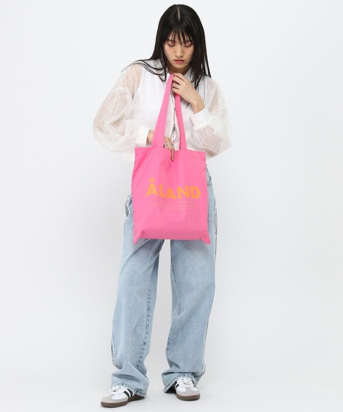 ALAND（エーランド）の「【UNISEX】ALAND／アソートトートBAG（トートバッグ・レディース・ブラック/その他1/ピンク/グリーン・FREE）」の14枚目の写真
