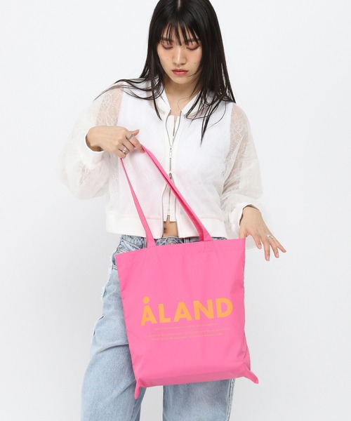 ALAND（エーランド）の「【UNISEX】ALAND／アソートトートBAG（トートバッグ・レディース・ブラック/その他1/ピンク/グリーン・FREE）」の13枚目の写真