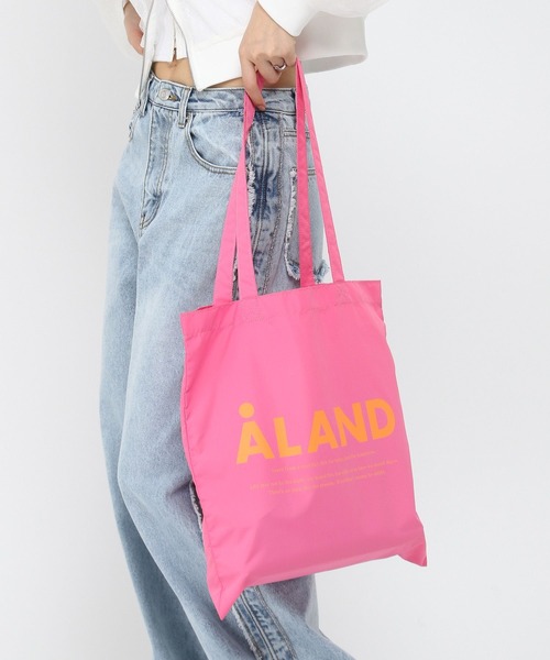 ALAND（エーランド）の「【UNISEX】ALAND／アソートトートBAG（トートバッグ・レディース・ブラック/その他1/ピンク/グリーン・FREE）」の12枚目の写真