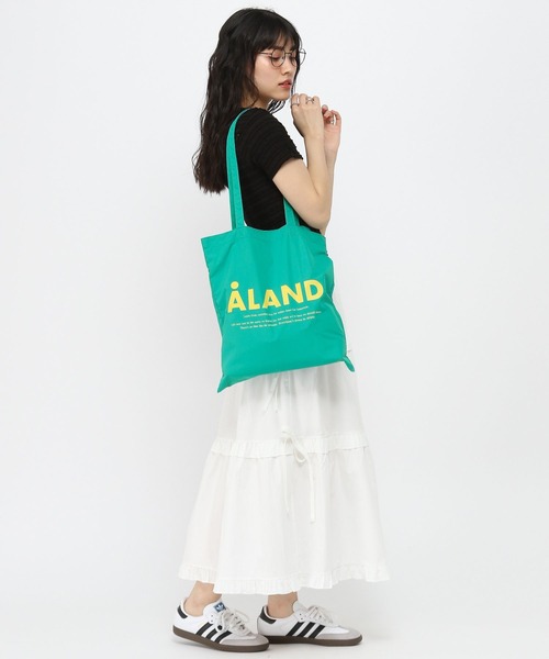 ALAND（エーランド）の「【UNISEX】ALAND／アソートトートBAG（トートバッグ・レディース・ブラック/その他1/ピンク/グリーン・FREE）」の8枚目の写真