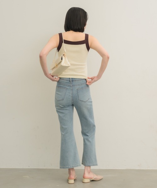 NEUNA（ヌナ）の「クロップドデニムパンツ（デニムパンツ・レディース・ブルー/ライトブルー・LARGE/MEDIUM）」の12枚目の写真