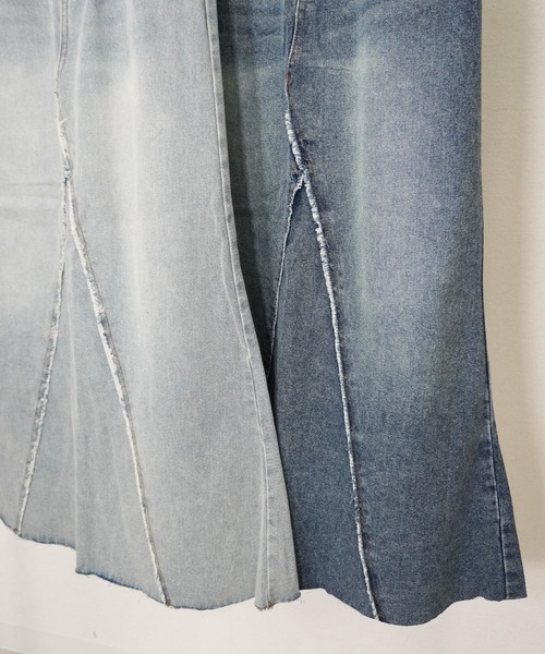 gossara(ゴサラ)の「リメイク風マーメイドSK(デニムスカート・レディース・ライトブルー/ブルー・SMALL/MEDIUM)」の9枚目の写真