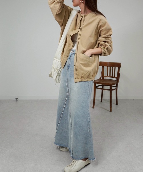 gossara(ゴサラ)の「リメイク風マーメイドSK(デニムスカート・レディース・ライトブルー/ブルー・SMALL/MEDIUM)」の17枚目の写真