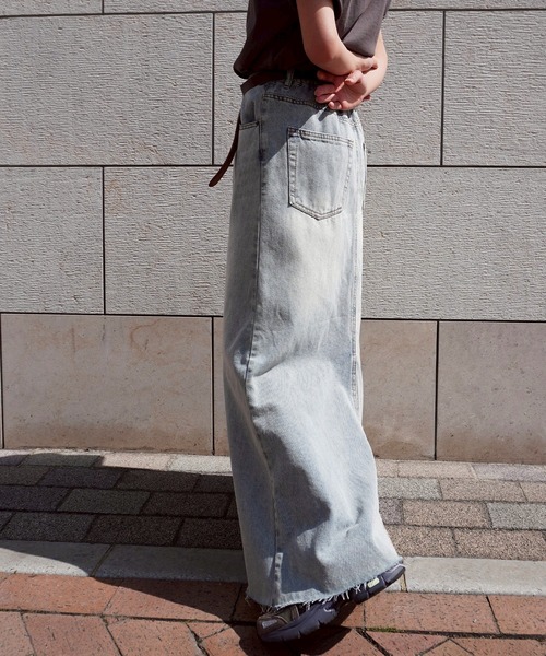 gossara(ゴサラ)の「リメイク風マーメイドSK(デニムスカート・レディース・ライトブルー/ブルー・SMALL/MEDIUM)」の13枚目の写真