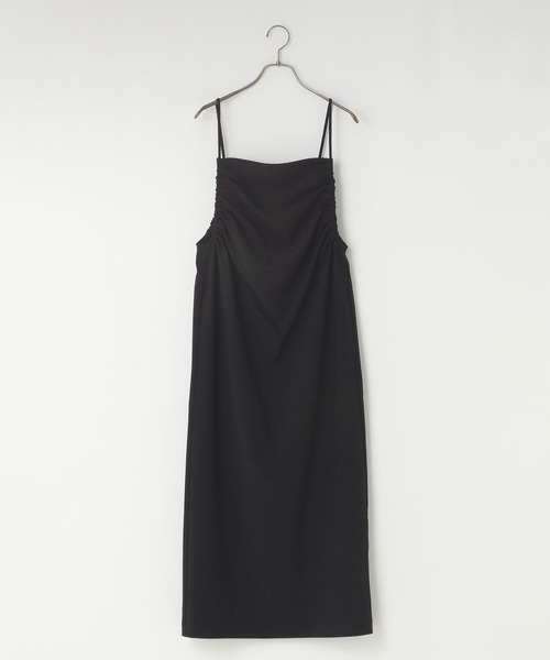 セール】サイドギャザーキャミワンピース 327238（ワンピース